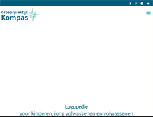 Tablet Screenshot of groepspraktijkkompas.be